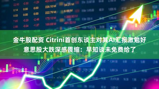 金牛股配资 Citrini首创东谈主对其AI汇报激勉好意思股大跌深感畏缩：早知谈未免费给了