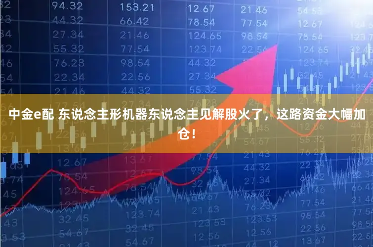 中金e配 东说念主形机器东说念主见解股火了，这路资金大幅加仓！