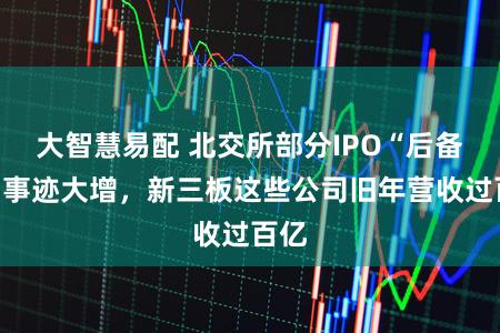 大智慧易配 北交所部分IPO“后备军”事迹大增，新三板这些公司旧年营收过百亿