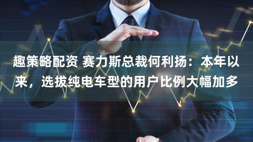 趣策略配资 赛力斯总裁何利扬：本年以来，选拔纯电车型的用户比例大幅加多